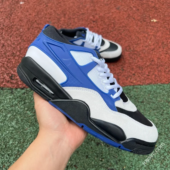 AJ4 Low White Blue Black Sneakers FQ7939-140