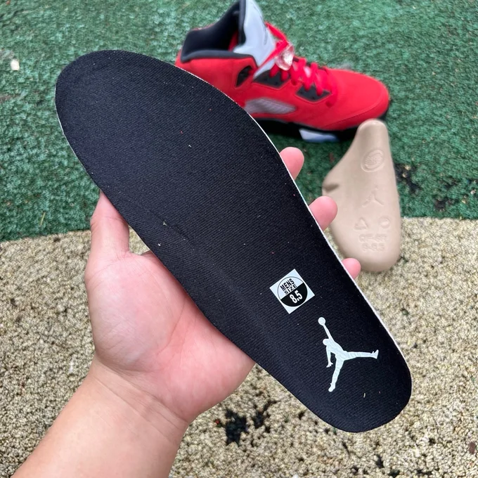 HC Pure Original AJ5 Raging Bull Red Sneakers DC0587-600