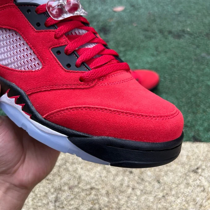 HC Pure Original AJ5 Raging Bull Red Sneakers DC0587-600