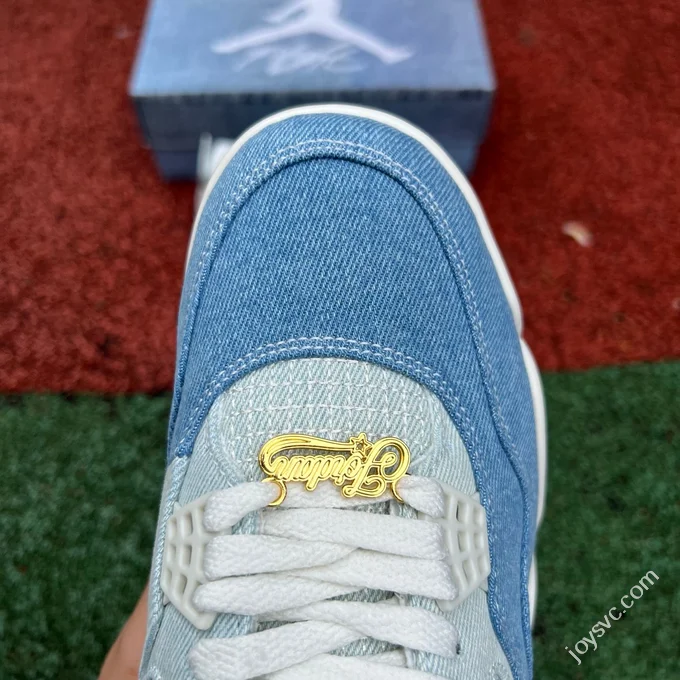 AJ4 Denim Worn Blue Sneakers IB6716-100