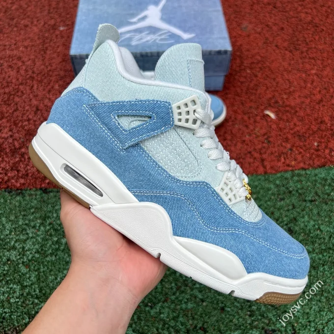 AJ4 Denim Worn Blue Sneakers IB6716-100