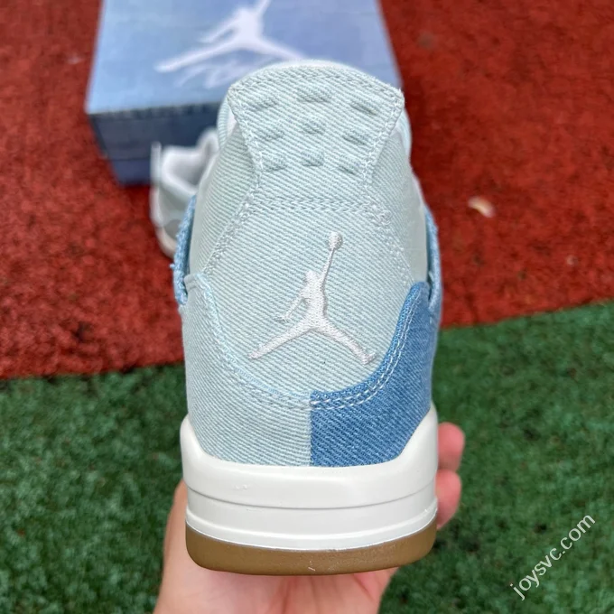 AJ4 Denim Worn Blue Sneakers IB6716-100