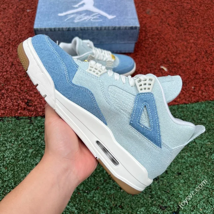 AJ4 Denim Worn Blue Sneakers IB6716-100