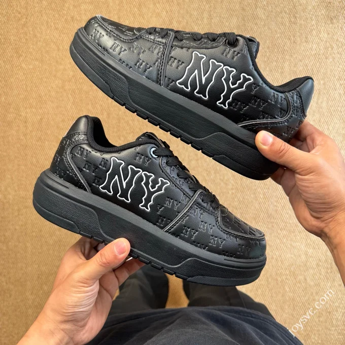 MLB Chunky Liner College Style Platform Sneakers Black 3ASXE015N (GP009)