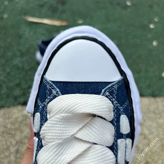 MMY x AKT White Blue Sneakers Maison Mihara Yasuhiro x AMIRI Skel-Top Low