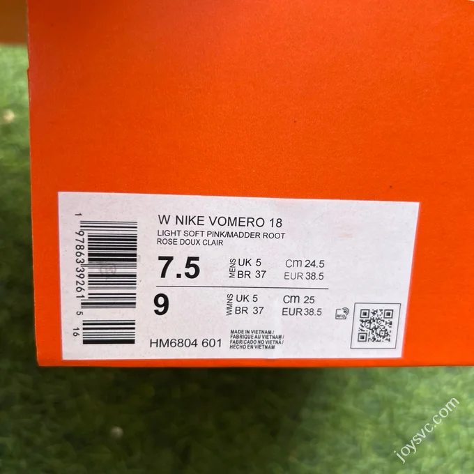 Nike Vomero 18 White Pink Marathon Running Shoes HM6804-601