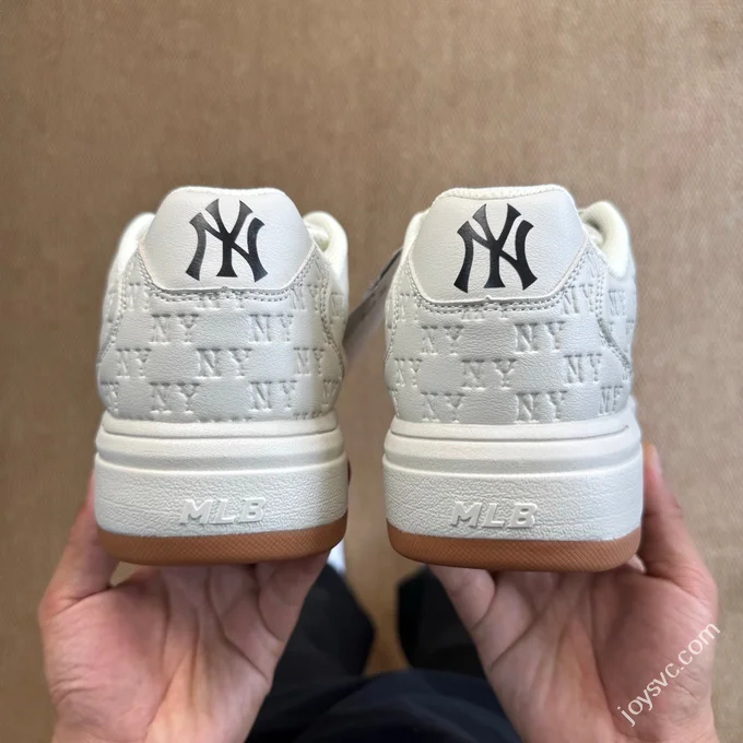MLB Chunky Liner College Style Platform Sneakers Off-White 3ASXE015N (GP009)