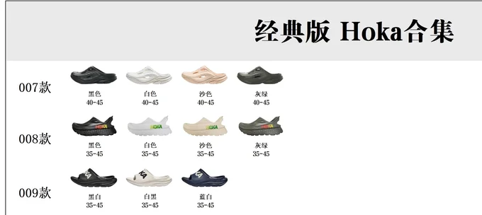 HOKA ONE ONE Clogs 4 Colors