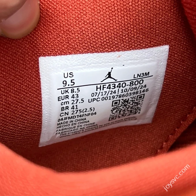 GX Pure Original AJ4 Red Brick Orange Brown Low Retro Basketball Shoes HF4340-800