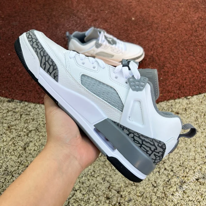 Jordan Spizike OG White Grey Elephant Print Sneakers FQ1759-102
