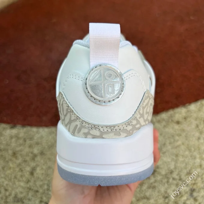 Jordan Spizike OG Pure White Grey Elephant Print Sneakers FQ1759-103
