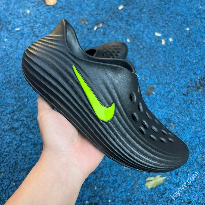 Nike ReactX Rejuven8 Clogs Black Green Nike ReactX Rejuven8 Green Strike HV5060-003