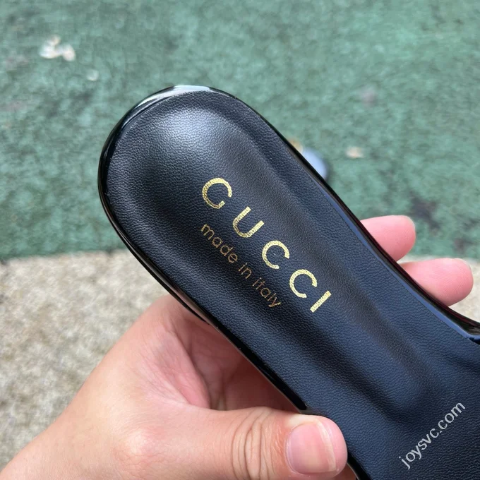 GUCCI Nojum One-Strap Slides Women's Black