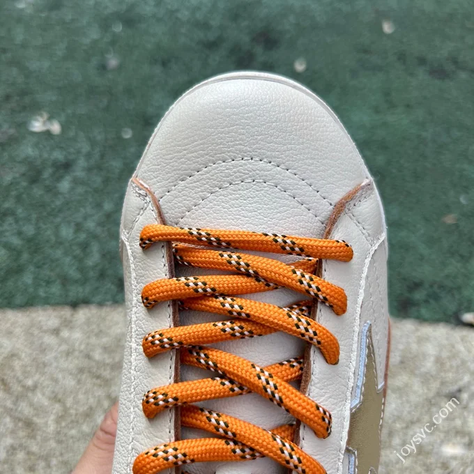 Golden Goose True-Star Star Patch Off-White Brown Sneakers