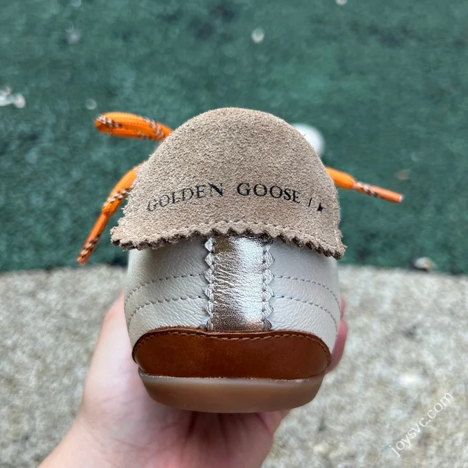 Golden Goose True-Star Star Patch Off-White Brown Sneakers