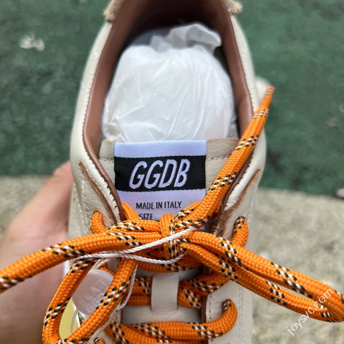 Golden Goose True-Star Star Patch Off-White Brown Sneakers