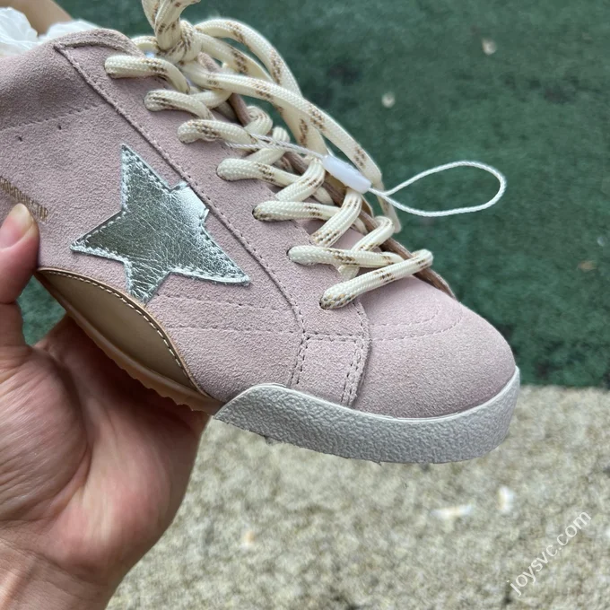 Golden Goose True-Star Star Patch Off-White Pink Sneakers