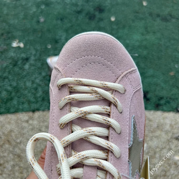 Golden Goose True-Star Star Patch Off-White Pink Sneakers