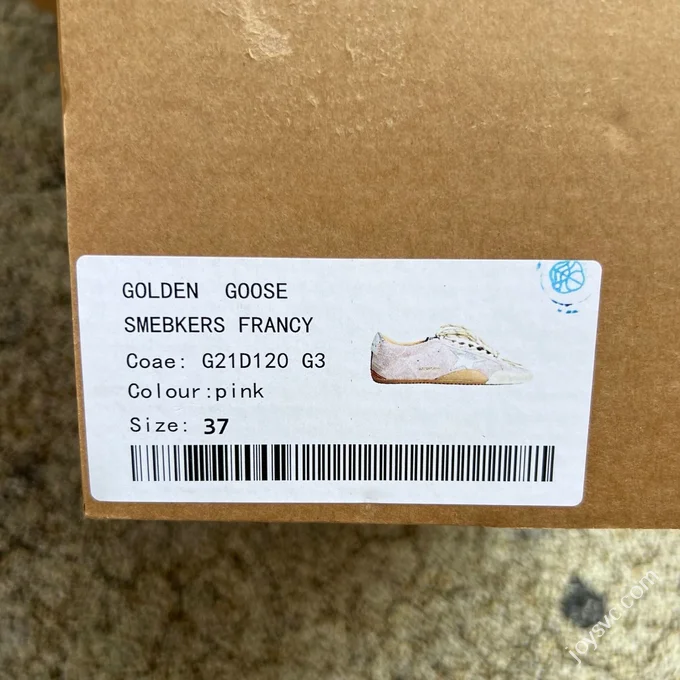 Golden Goose True-Star Star Patch Off-White Pink Sneakers