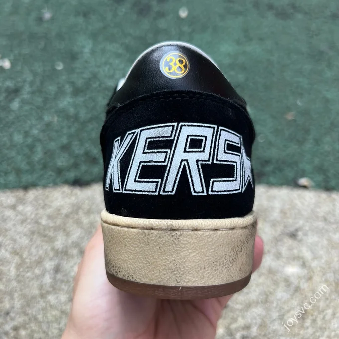 Golden Goose Ball Star Suede Black White Sneakers