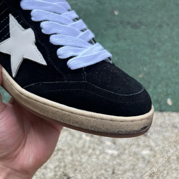 Golden Goose Ball Star Suede Black White Sneakers