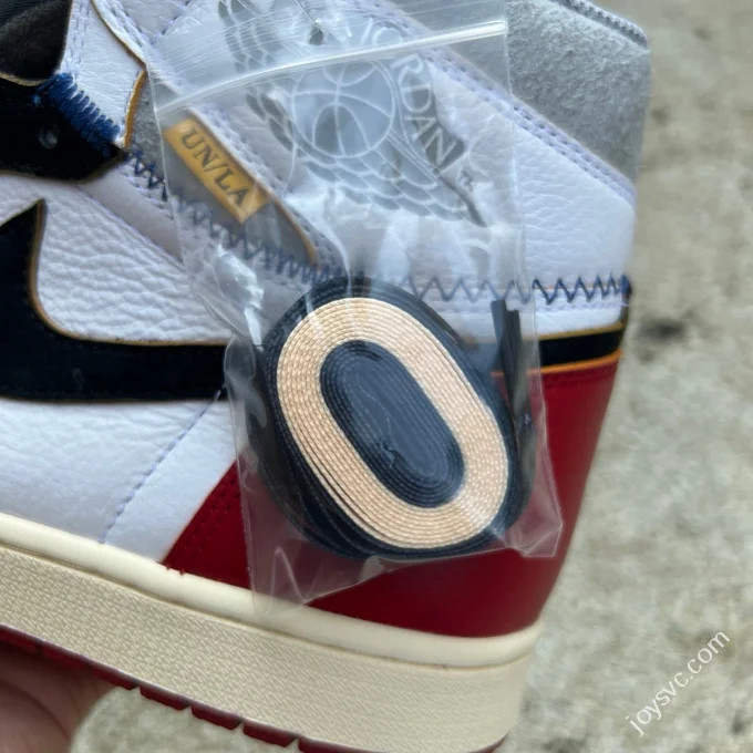 RN Pure Original AJ1 Union Patchwork Black Red BV1300-106