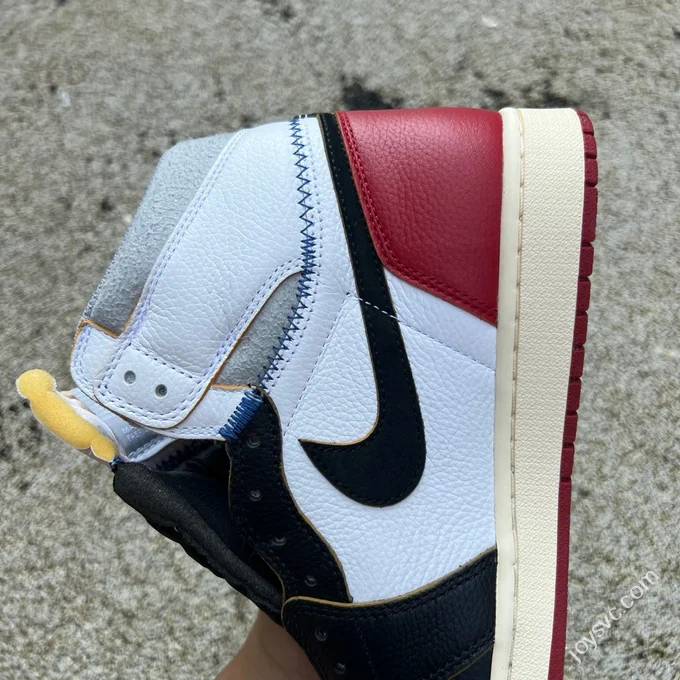 RN Pure Original AJ1 Union Patchwork Black Red BV1300-106