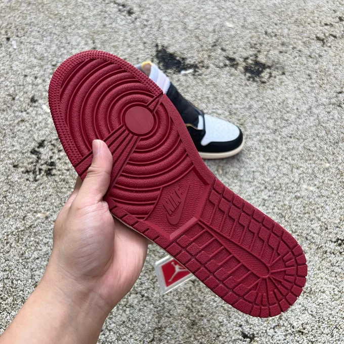 RN Pure Original AJ1 Union Patchwork Black Red BV1300-106