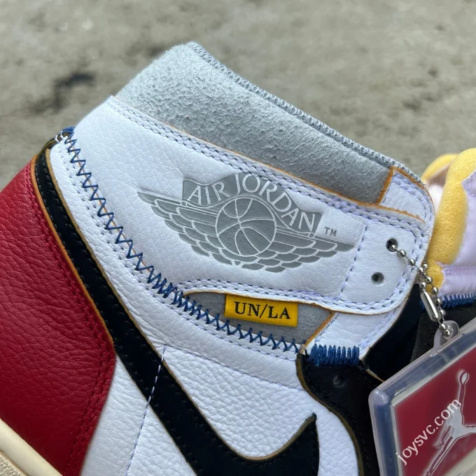 RN Pure Original AJ1 Union Patchwork Black Red BV1300-106