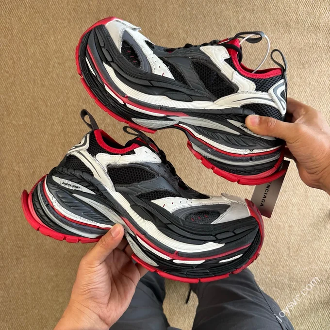 GT Version Balenciaga 17th Generation Black Red Platform Dad Shoes 16cm