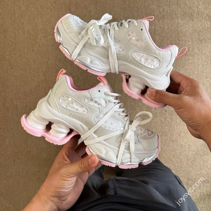 GG-CC Chunky Platform Casual Shoes Distressed Dad Shoes Air Column
