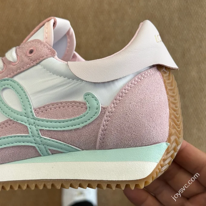LOEWE Flow Runner High Top Training Shoes Light Pink
