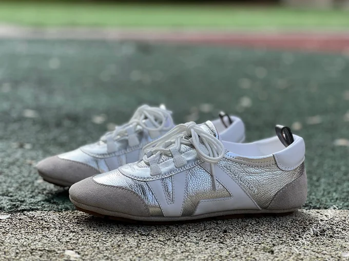 LV Sneakerina Trainer Ballet Shoes Silver