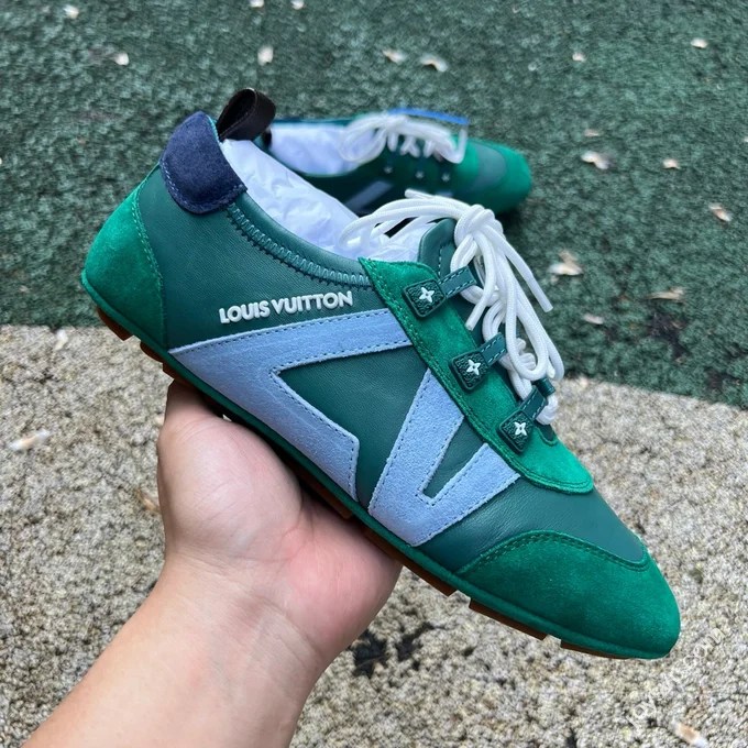 LV Sneakerina Trainer Ballet Shoes Green