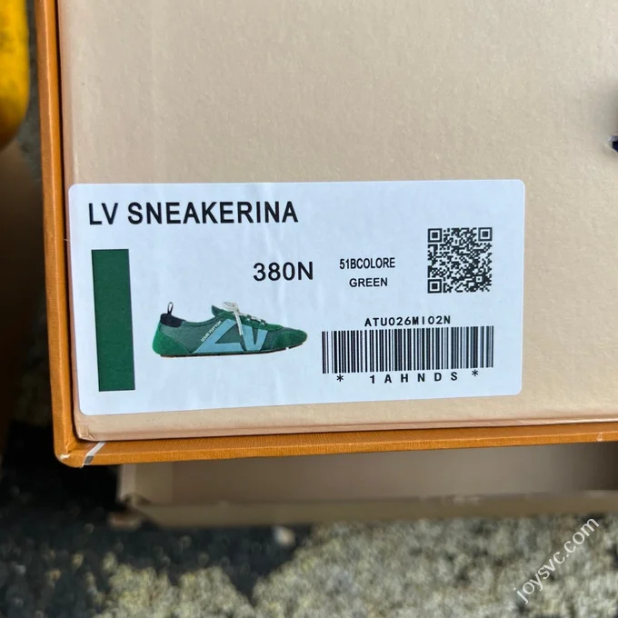 LV Sneakerina Trainer Ballet Shoes Green