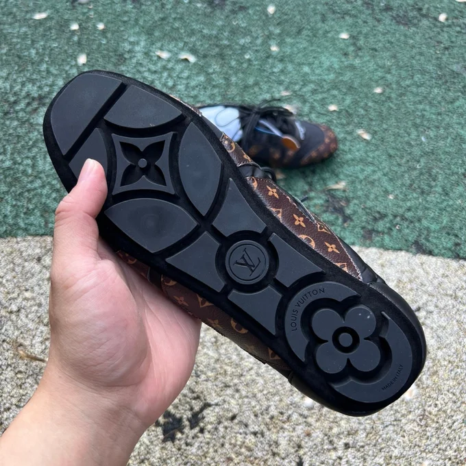 LV Sneakerina Trainer Ballet Shoes Black Brown