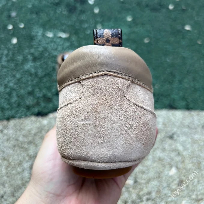 LV Sneakerina Trainer Ballet Shoes Beige Brown