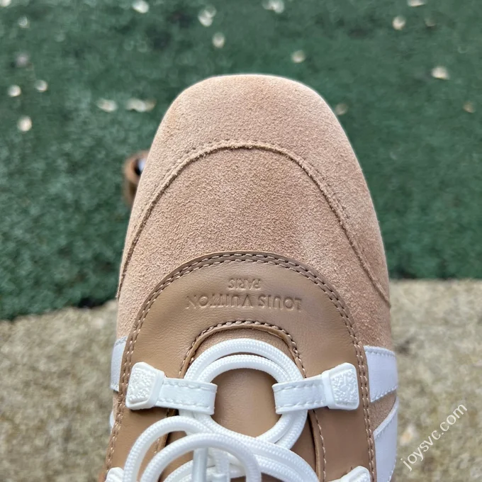 LV Sneakerina Trainer Ballet Shoes Beige Brown