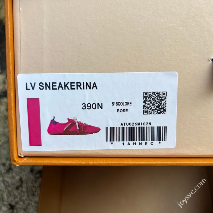 LV Sneakerina Trainer Ballet Shoes Pink