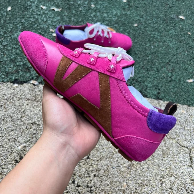 LV Sneakerina Trainer Ballet Shoes Pink