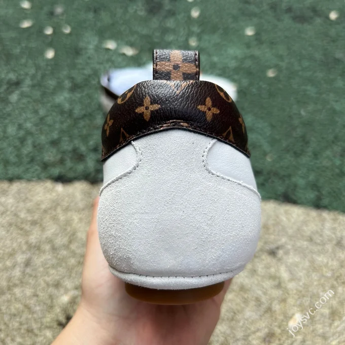 LV Sneakerina Trainer Ballet Shoes White Brown