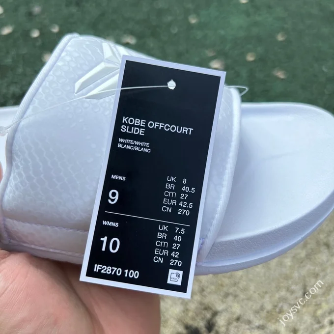 Nike Kobe Offcourt Slides Pure White IF2870-100