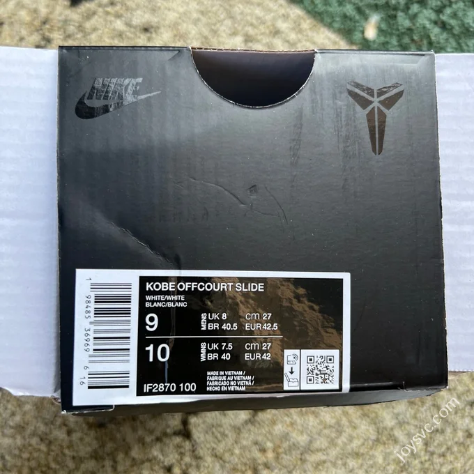 Nike Kobe Offcourt Slides Pure White IF2870-100