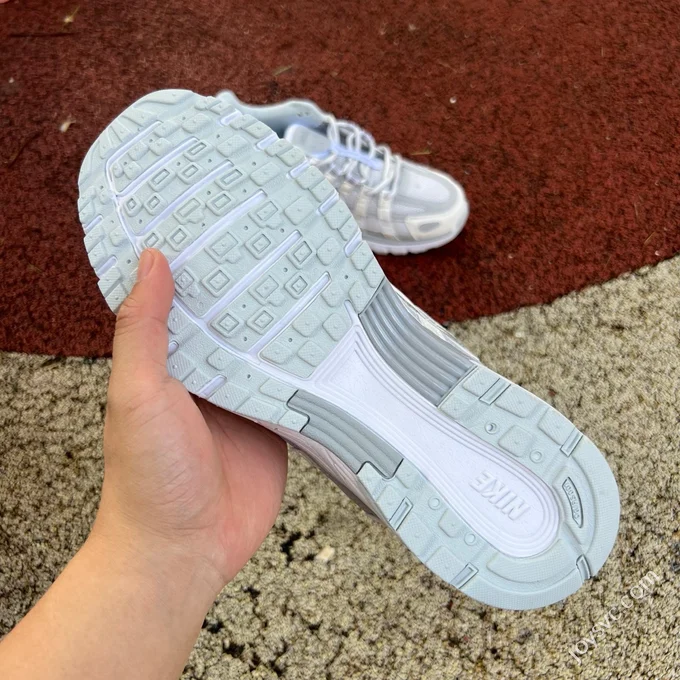 Nike P-6000 White Grey Low Top Sneakers FV6603-101
