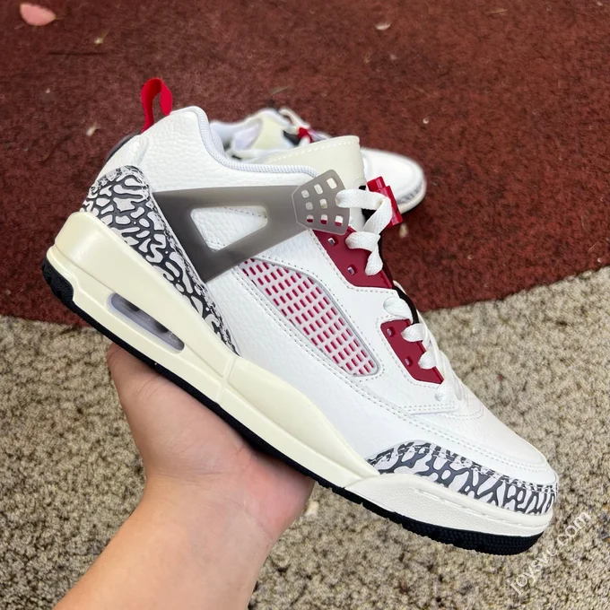 Jordan Spizike OG Beige Red Elephant Print Sneakers FQ1759-116