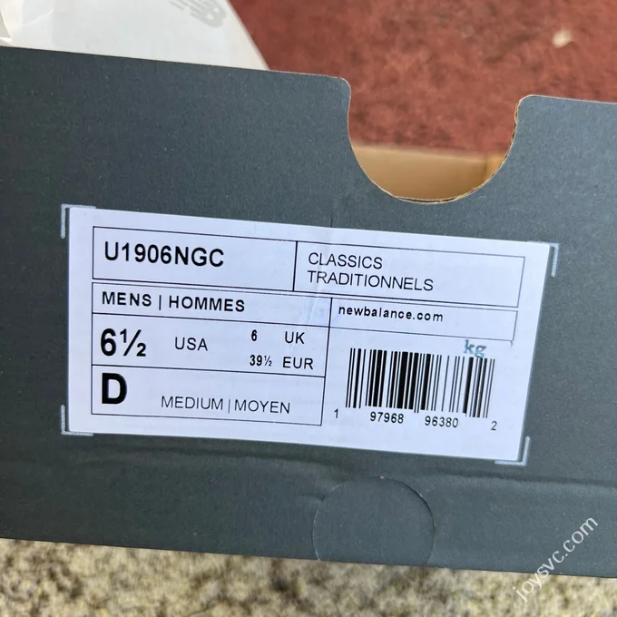 NB1906NGC Grey Red Sneakers