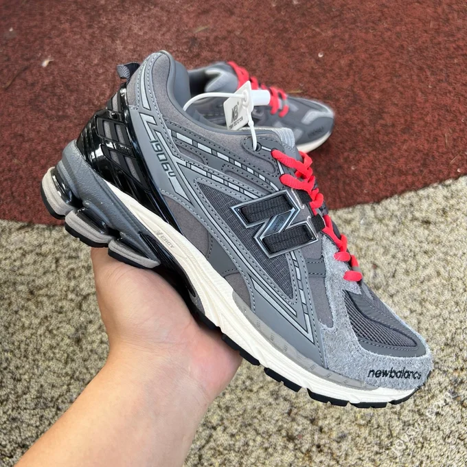 NB1906NGC Grey Red Sneakers