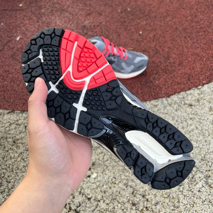 NB1906NGC Grey Red Sneakers
