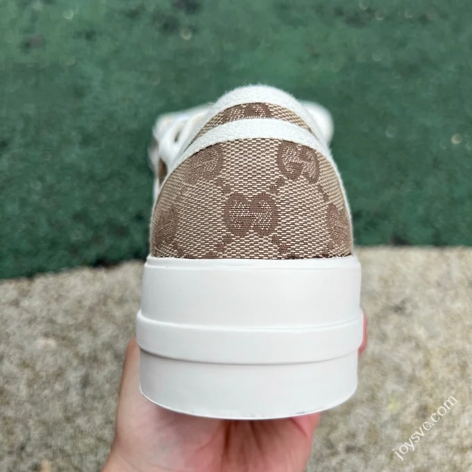 Gucci Platform Canvas Shoes 5cm Invisible Height Increase