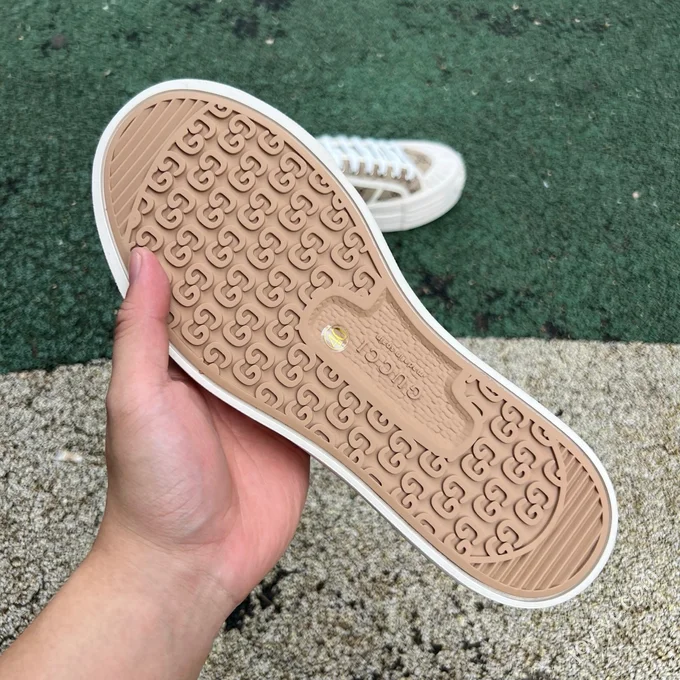 Gucci Platform Canvas Shoes 5cm Invisible Height Increase